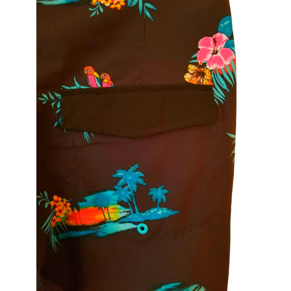 Burnside Board Men's Shorts Multicolor NWT‎ Size 33/34 inseam 8 - Picture 7 of 9